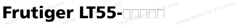 Frutiger LT55字体转换